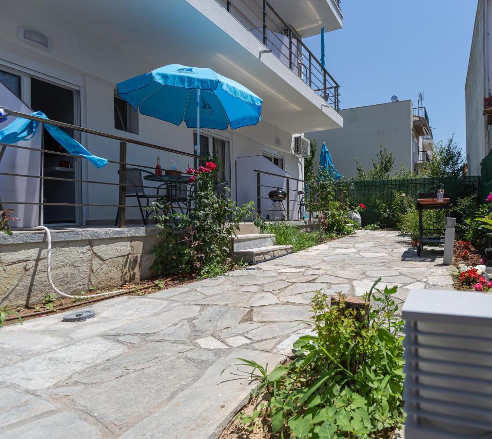 Halkidiki Beach Apartments 1 Nea Kallikratia Vergia Beach Nea Kallikrateia Dış mekan fotoğraf